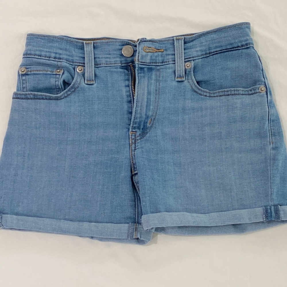 Levi's Light Blue Denim Jean Shorts